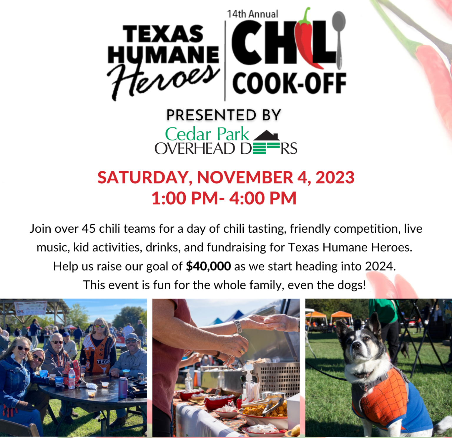 Texas Humane Heroes 14th Annual Chili CookOff