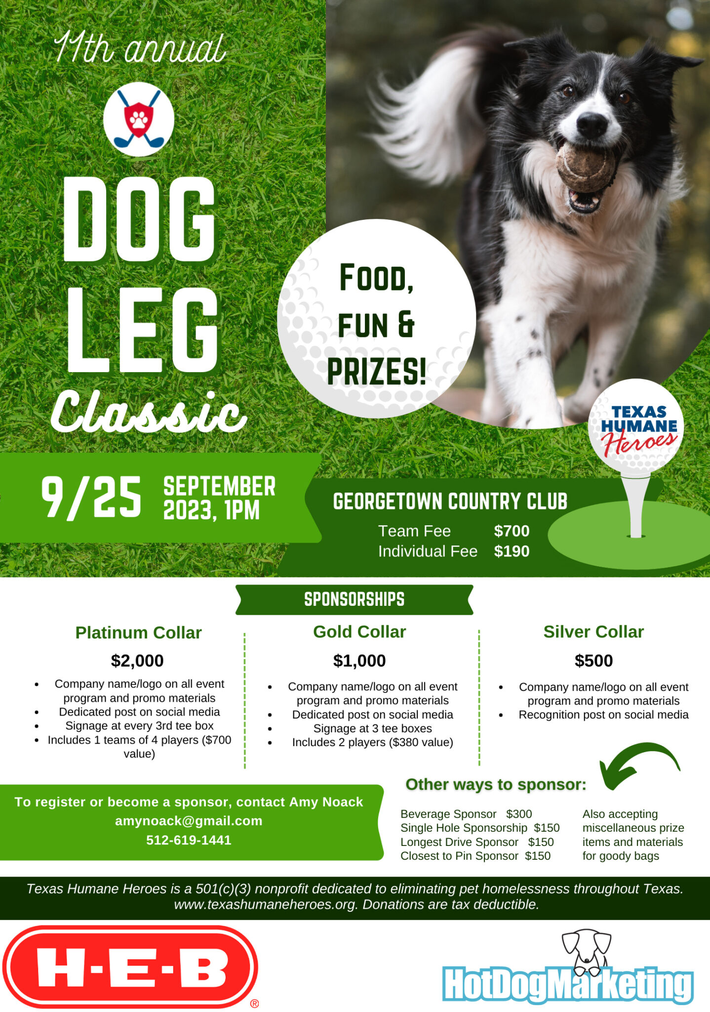 11th Annual Dog Leg Classic Golf Tournament Texas Humane Heroes